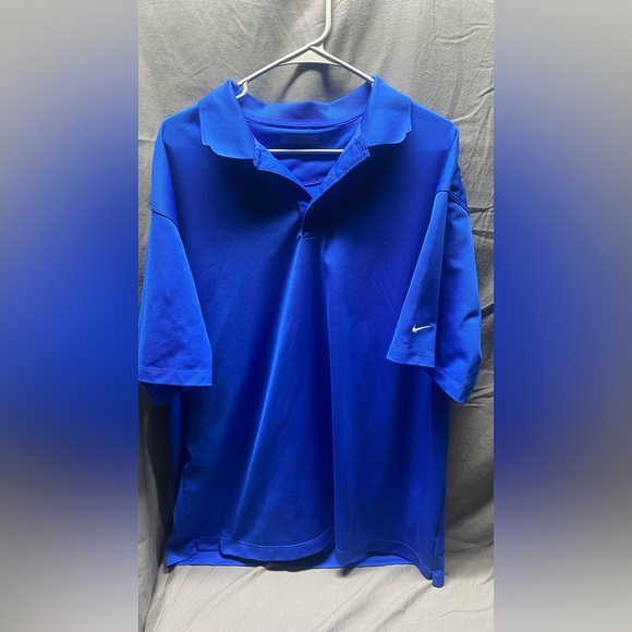 3 Nike Fit Dry Golf Polo Shirts XXl Blue Green Striped - Picture 10 of 12